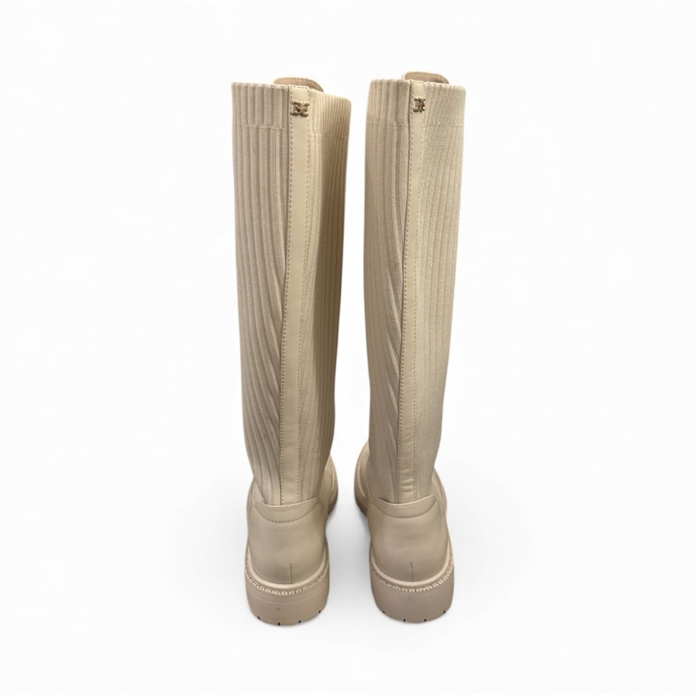 Sam Edelman Beige Lace-Up Boots - Picture 3 of 4